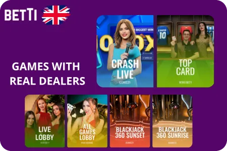 Betti Casino Live Games with Real Dealers